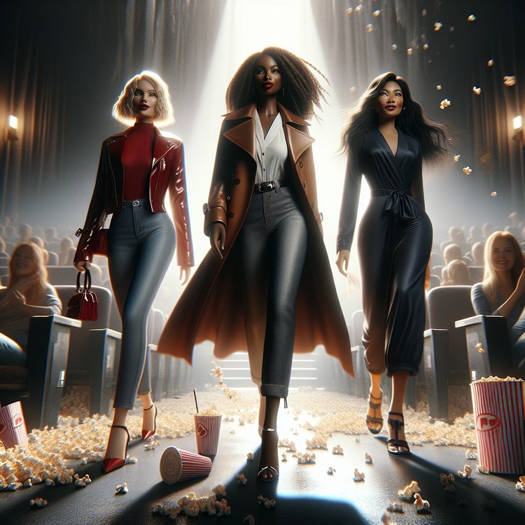 The Bad Moms trio walking confidently into chaos