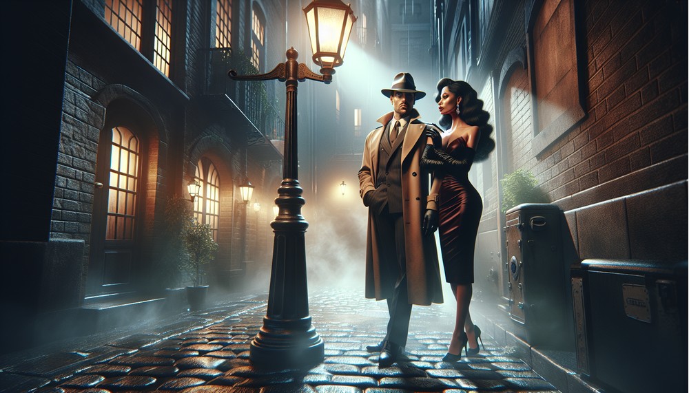 Stylish scene from Noir Nights